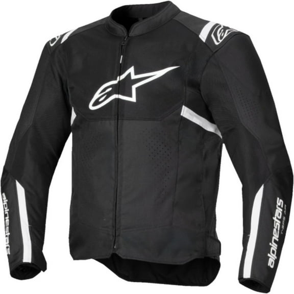 Alpinestars T-SPS Air v2 Men's Street Motorcycle Jackets - Black/White / Small