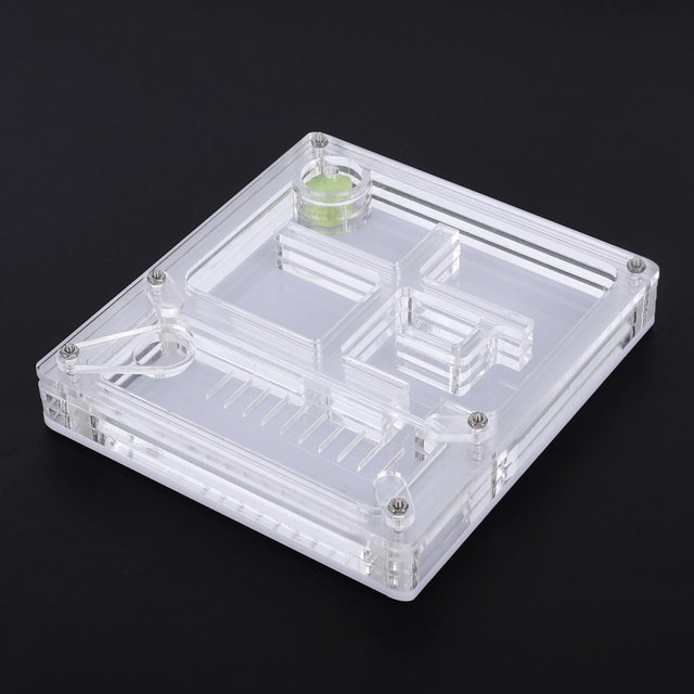 Sonew Acrylic Formicarium,Ant Breeding Box,Acrylic Transparent Ant Breeding House Nest Formicarium Display Box Ornamental