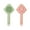 Green&Pink, variant on ACDANC 2Pcs Cat Brush,Pp Cat Grooming Brush,Cat Deshedding Brush,White&Green,8X3X1"