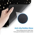 thumbnail image 6 of Pofeuu Star Silver Glitter Print Desk Mat for Keyboard and Mouse，Computer Desk Matt for Desktop，Large Mouse Pad for Desk，Desk Pads on Top of Desks 12x31.5in, 6 of 8