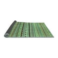 thumbnail image 2 of Ahgly Company Indoor Square Oriental Light Blue Modern Area Rugs, 6' Square, 2 of 4