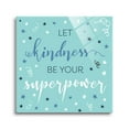 thumbnail image 1 of Kindness Superpower Powder Blue Stars 24 x 24 Glass Wall Hanging Sign, 1 of 4