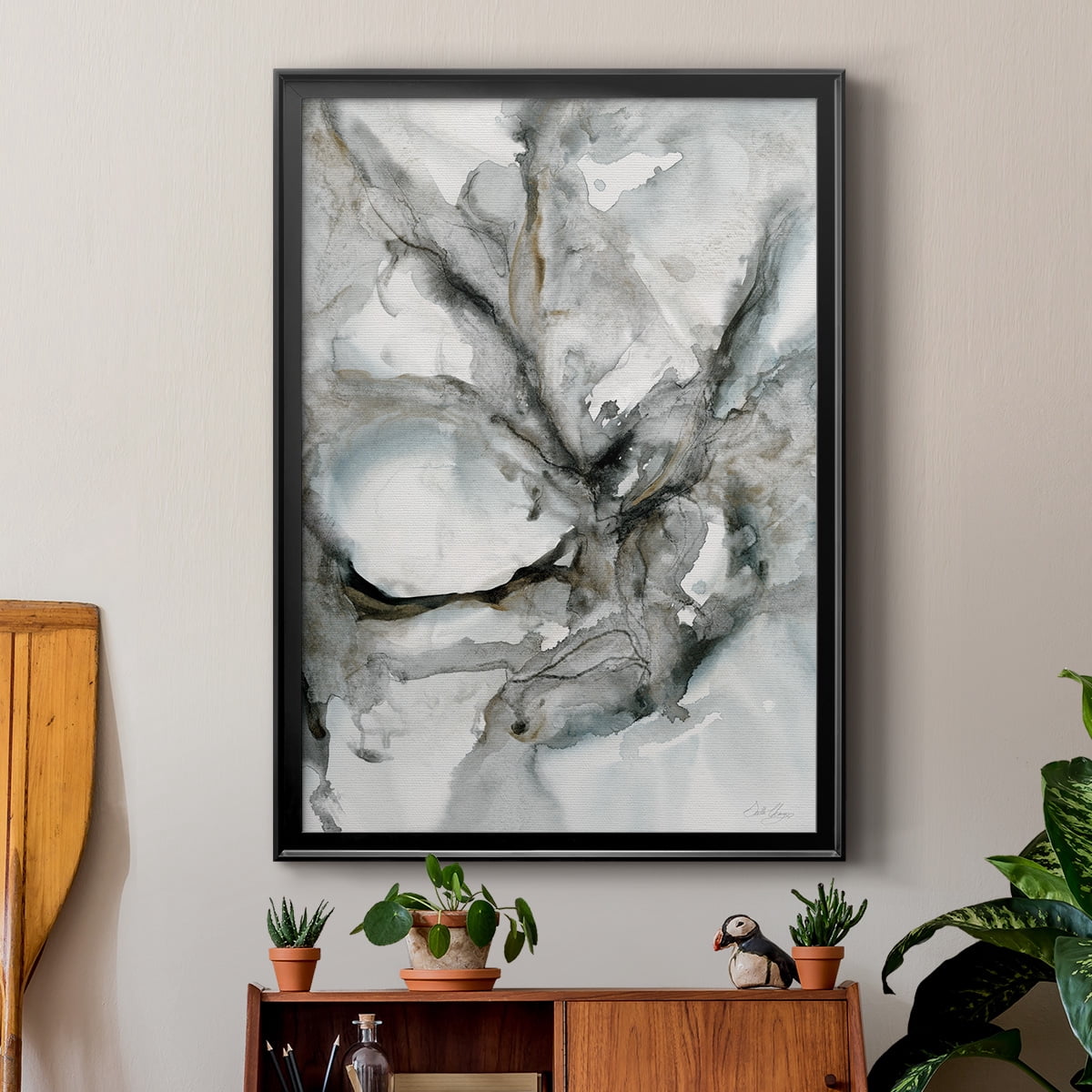 Marble Harmony Premium Framed Print - Ready to Hang