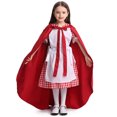thumbnail image 3 of Cape à Capuche pour Filles, Cape Décorative Cosplay Créative pour Halloween, 3 of 8
