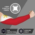 thumbnail image 6 of Filipino Flag Arm Sleeves For Men And Women Compression Sun Protection Tattoo Cover Up Baseball Basketball Running, 6 of 6