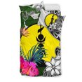thumbnail image 4 of New Caledonia Custom Personalised Bedding Set White - Turle Plumeria Banana, 4 of 6