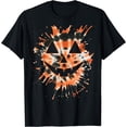 thumbnail image 1 of T-Shirt Orange Teinture sur Nœuds Jack O'lantern Face - Hippie Halloween - comme sur L'Image - L, 1 of 2