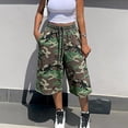 thumbnail image 4 of Women's Wide Leg Sweat Shorts Baggy Raw Hem Bermuda Sweatpant Jorts,2XL, 4 of 6