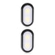 thumbnail image 2 of Linternas de luz nocturna portátiles Yuarrent con pilas Led 2Conjunto Negro, 2 of 6