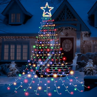 AVOXEZOR Christmas Lights Outdoor, 403FT 1200 LED IP67 Waterproof