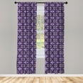thumbnail image 3 of Ambesonne Purple Curtains, Celtic Knot Art, Pair of 28"x95", Violet Lilac, 3 of 5