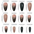 thumbnail image 6 of Mcolor Press on Nails Medium Almond, Spring Summer Nude Glue on Gel Nails, 24Pcs Short Stiletto Acrylic False Nails Kits Reusable UV Finish Full Cover Stick on Nails for Women Gift, 6 of 8