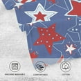 thumbnail image 4 of SKYSONIC Hand Towels USA Stars Patterned 2 PCS, Cotton Bath Towel for Drying Face Hands Body ,Absorbent Lightweight Towels for Bathroom Ktichen Travel Gym, 16"x28", 4 of 7