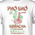 thumbnail image 2 of Teelocity Sriracha Pho Sho Graphic T-Shirt (Medium - Standard Fit, White), 2 of 4