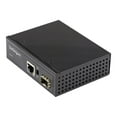thumbnail image 1 of StarTech.com Convertisseur de Fibre Industrielle PoE+ vers Ethernet 60W, SFP vers RJ45, Fibre Monomode/Multimode vers Ethernet Cuivre, Compact, IP-30/-40 vers +75C, Convertisseur de Média PoE+ - Convertisseur de Média Fibre (IMC1GSFP60W) - 1GbE - 1000Base-SX, 1000Base-T - RJ-45 / SFP (Mini-MiNi) - 6.2 miles vers le Haut, 1 of 6