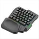 thumbnail image 2 of Teclado Ergonómico para Juegos con una Sola Mano, con Cable USB, 35 Teclas, Retroiluminación RGB, Mini Teclado para una Sola Mano, 2 of 5