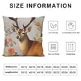 thumbnail image 5 of SHANXI Throw Pillow Covers with Retro Flower Background Decorative Pillow Covers Cushion Cases Square Pillowcase 20x20in, 5 of 5