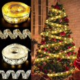 thumbnail image 5 of Luces de cinta navideñas LED que funcionan con pilas Luces de hadas navideñas Decoración para árbol de Navidad para fiestas en el jardín 2 m, 5 of 5