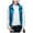 Sky Blue, variant on ICHUANYI Puffer Vest Women Sleeveless Fall Winter Outerwear Warm Puffer Lightweight Stand Collar with Pockets