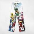 thumbnail image 6 of Power Rangers Pajamas Pants 3D Printing Wide Leg PJ Pant Loungewear Casual Comfy Sleepwear Lounge Pants for Men WomenL, 6 of 9