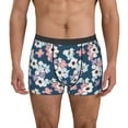 thumbnail image 4 of Wukai Flowers Print Men’s Underwear Breathable Boxer Briefs,&nbsp;Moisture Wicking & Breathable-Large, 4 of 7