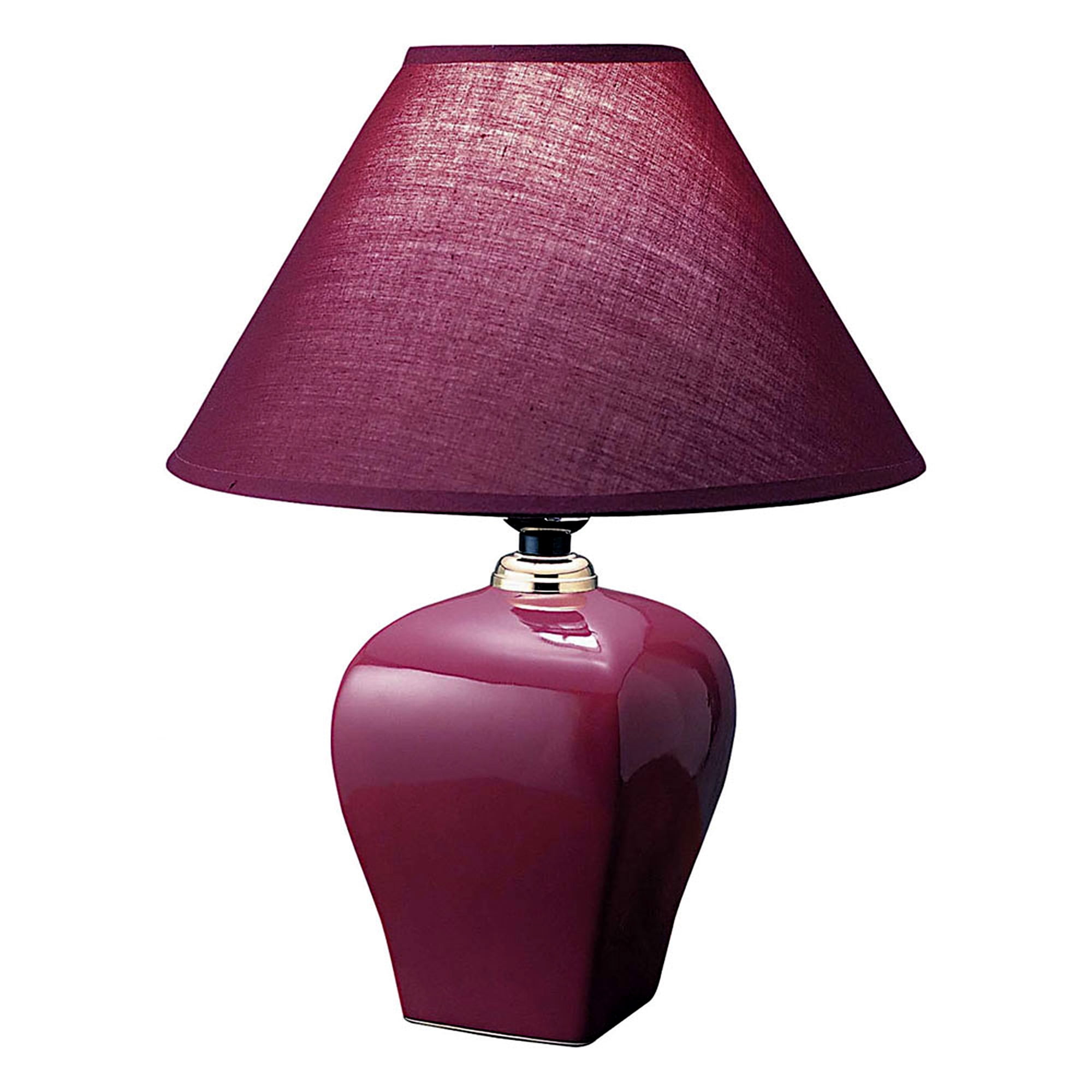 Ceramic Table Lamp Burgundy Walmart Canada