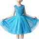 thumbnail image 1 of Odeerbi 4-15 Años Niñas Lentejuelas Brillante Vestido de Tulón Lindo Sin Mangas Cintura Arco Vestido de Tanque de Línea Para La Boda de La Fiesta de Cumpleaños, 1 of 9