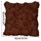 thumbnail image 2 of Funda de almohada de satén con flores, sofá, silla, funda de almohada, funda de cojín decorativa para el hogar, marrón seitruly HA7457-04B, 2 of 6