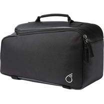 sixthreezero Bicycle Pannier Bag Rear Rack Trunk with Waterproof, Carry Handle, Matte Black