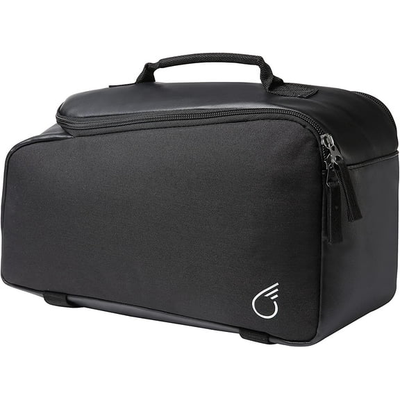sixthreezero Bicycle Pannier Bag Rear Rack Trunk with Waterproof, Carry Handle, Matte Black