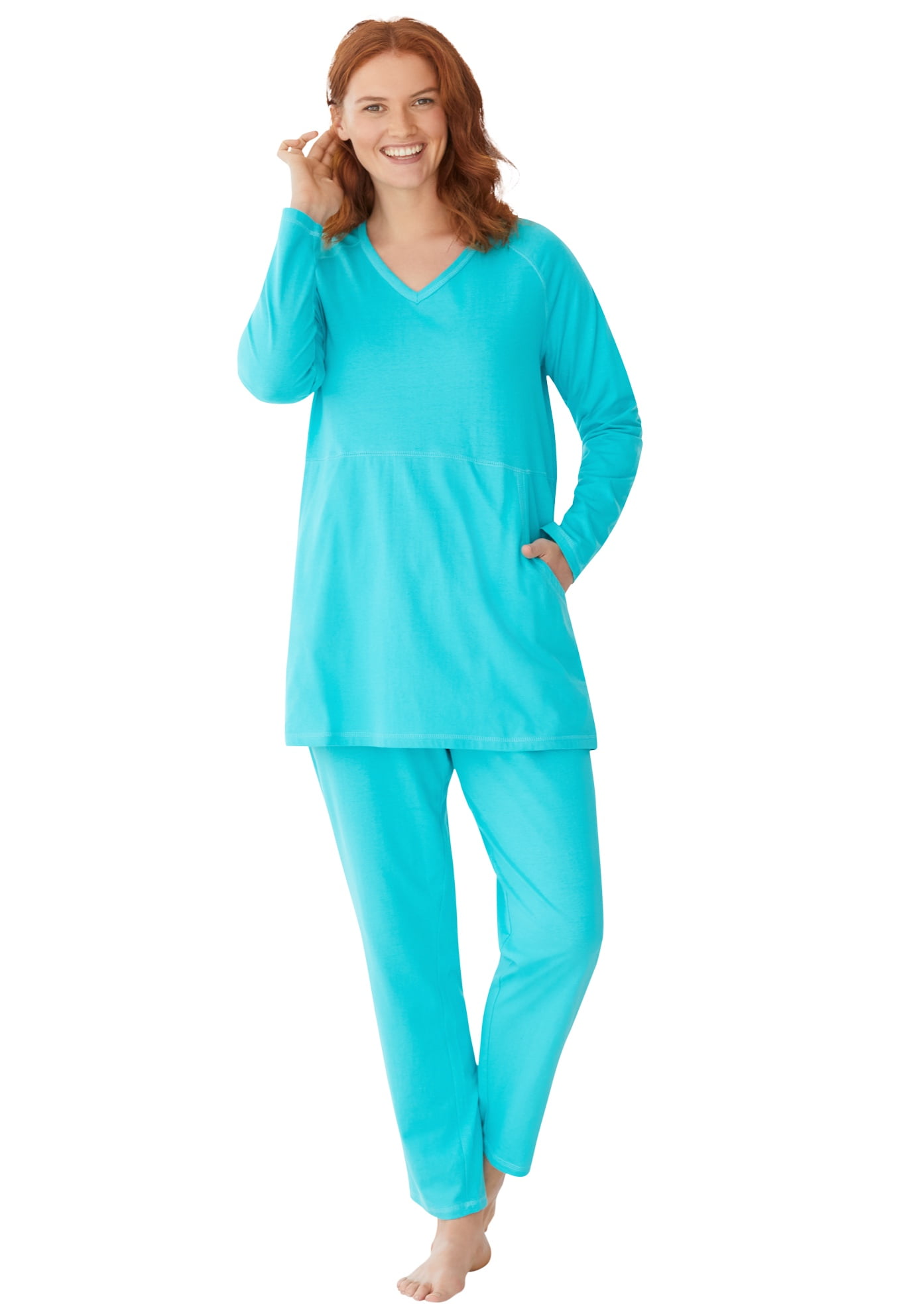 Dreams & Co. Dreams & Co. Women's Plus Size 2Piece Lounge Set