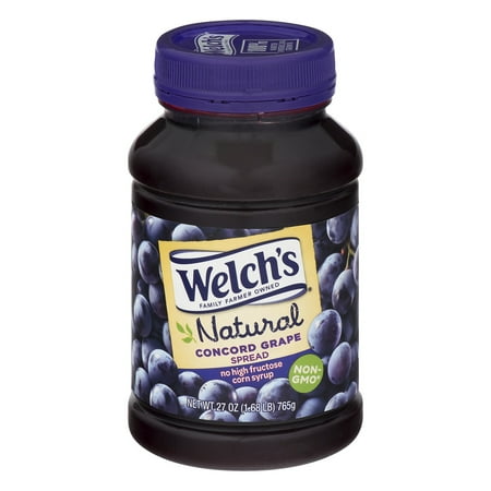 Welch's Natural Fruit Spread Concord Grape, 27.0 OZ