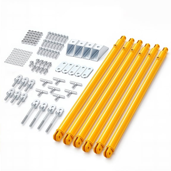 KFFKFF JT's Stabilizer Kit for 5th Wheel RVs and Travel Trailers, Designed for Telescopic Systems, Minimizes Chassis Movement, Simple Bolt-On Installation