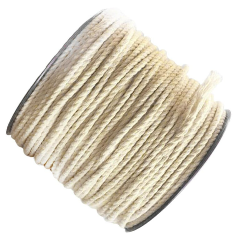 Cotton Rope Sash Cord Twine White Braided Cord 4 sizes Cotton Craft Rope  String 