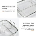 Air Fryer Basket for Oven, Stainless Steel Grill Basket, NonStick Mesh