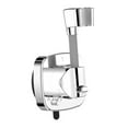 thumbnail image 5 of Dualoai Suction Cup Shower Head Holder Wall Mount Quick Setup Bathroom Height Adjustable Silvery, 5 of 9