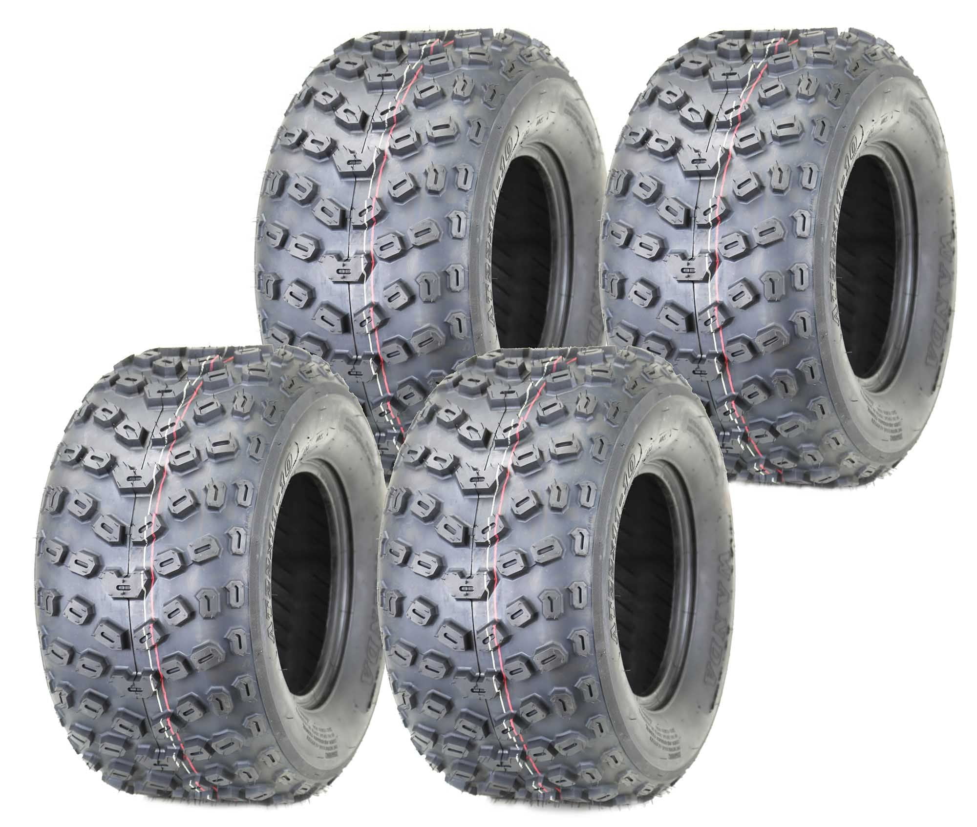 Set of 4 Sport ATV Tires 22x1110 22x11x10 4PR Knobby