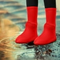 thumbnail image 4 of Waterproof Shoe Covers Rain Shoe Cover Slip Resistance Galoshes Rain Boots Over Shoes for Men Women (Red), 4 of 6