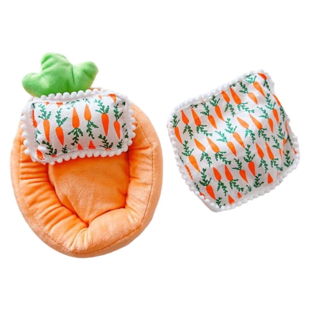 Accessoires de Poupée en Coton Lit de Poupée Couette Oreiller