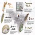 thumbnail image 2 of Cleansing Sage Smudge Kit | Eucalyptus Smudge Stick, Sweetgrass Braid, 2 Palo Santo Sticks, Abalone Shell, & Feather Smudging Kit for Meditation, Yoga, Reiki, Home Cleansing, 2 of 4