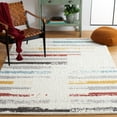 thumbnail image 2 of SAFAVIEH Marrakesh Jerri Striped Polyester Area Rug, Ivory/Grey, 8' x 10', 2 of 8