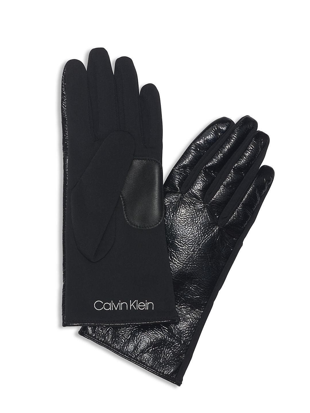 faux leather gloves
