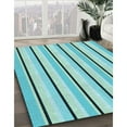 thumbnail image 3 of Ahgly Tapis Rectangulaire Lavable en Machine Intérieur Transitionnel Vert Mer Clair, 2 Pieds x 3 Pieds, 3 of 7
