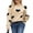 07 Brown, variant on Pullover Sweater for Women Valentine's Day Cute Heart Print Warm Sweaters Knitted Sweaters Shermie