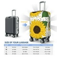 thumbnail image 6 of Balery Luggage Cover Sunflowers Print Suitcase Covers for Luggage Elastic Washable Suitcase Protector Fits 18-32 Inch Luggage-Large, 6 of 9