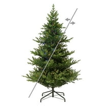 Vickerman  7.5 ft. x 67 in. Green Norwegian Spruce Artificial Pre-Lit Christmas Tree with 850 LED Color Changing - 5 mm
