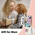 thumbnail image 4 of Mom Gifts, Mother''s Day Gift for Mom Mamam New Mom, Mama Gifts from Daughter Son, Wildflower Mama 40 Oz Tumbler with Handle, 4 of 6