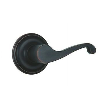 Brinks Push Pull Rotate Glenshaw Oil Rubbed Bronze Privacy Lock KW1 1.75 in.