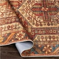 thumbnail image 7 of Mark&Day Washable Rugs, 3x8 West Chicago Traditional Brick Runner Area Rug, Orange Cream Carpet for Hallway, Kitchen, Bedroom or Living Room (2'7" x 7'10" Runner, Machine Washable), 7 of 7