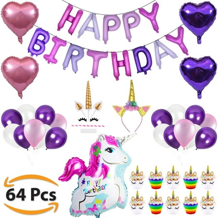 unicorn party supplies decorations